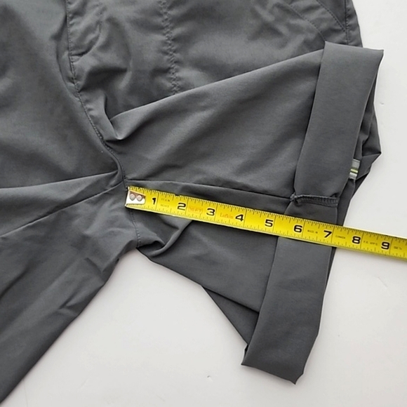 Cloudveil Men's Grey Stone Shorts Roll  Up Hem Hiking Travel Lightweight Size XL - Picture 13 of 15